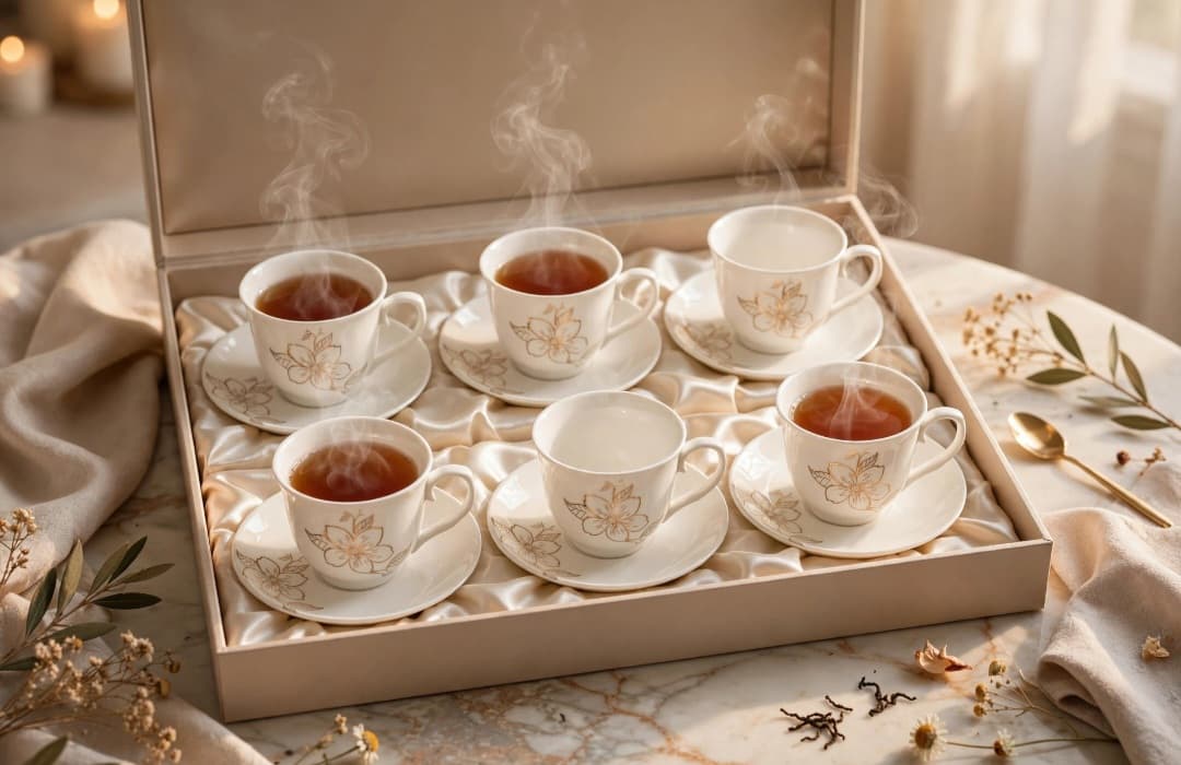 Golden Hour Saucer Set
